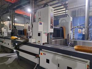 Nouvelle machine CNC à pierre JK-2030-2 pour marbre et granit 5,5 kW AC380V contrôlée par PLC de haute qualité 1 tête de gravure et lame - Product Image 2