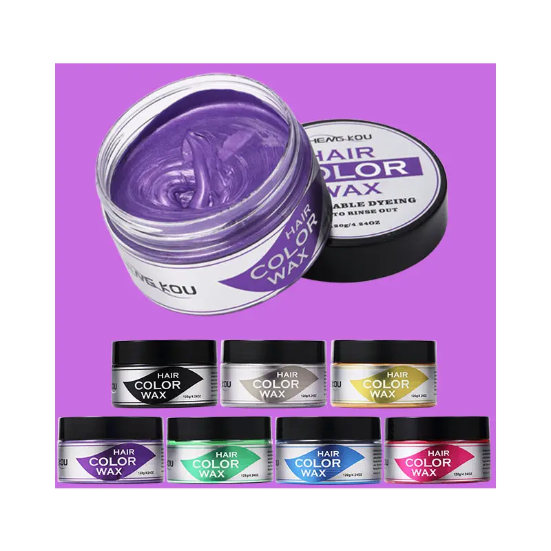 hair salon styling private label edge control strong hold hair color wax