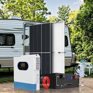 Sistema di alimentazione fotovoltaica in silicio monocristallino da 5KW Set completo 220V accumulo di energia Off-Grid Inverter batteria al piombo - Product Image 2