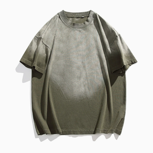 1. เสื้อยืดผู้ชาย <span class=keywords><strong>K</strong></span>_T Streetwear แบบสั่งทำพิเศษ ผ้าฝ้ายถัก 100% ล้างสีแบบแอซิดวอช สไตล์วินเทจ ขาดๆ แบบดิสเทรส แห้งเร็ว ระบายอากาศได้ดี สำหรับผู้ชาย - Product Image 5
