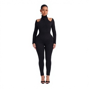Custom Plus Size Plus Size Running <b>Sets</b> Jumpsuits Backless Workout Jumpsuit Wear for <b>Women</b> - Product Image 1