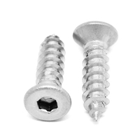 Fournisseur d'usine OEM articles de quincaillerie M4x4 boulons en acier inoxydable vis autotaraudeuses terrasse double menuiserie nickel ovale métrique