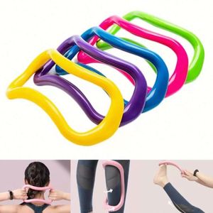 Cercle de Pilates durable avec logo personnalisé, ensemble d'anneaux Wheatball 25 cm, bande de tension TPE, accessoire de yoga pour l'étirement et outils de soutien - Product Image 4