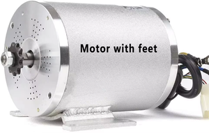 มอเตอร์แม่เหล็กไร้แปรงถ่าน 48V 60V 1000W-3000W ความเร็วสูง สำหรับจักรยานไฟฟ้า สกู๊ตเตอร์ไฟฟ้า รถยนต์ รถจักรยานยนต์ MY1020 - Product Image 2
