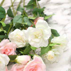 Flores Artificiales de Campanilla Simulada, de Plástico y Seda, de Alta Simulación, para Decoración de Bodas y Hogar - Product Image 1