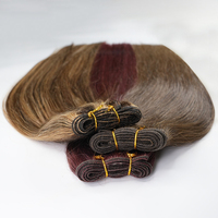 Lot de Cheveux Naturels Remy Double Drawn Body Wave avec Mèches Colorées, Tissage Machine, Cuticules Alignées, Vente en Gros