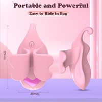 Vibrateur Dildo Portable pour Femme - Dispositif de Massage Flirtant Rechargeable USB 9 Fréquences Multi-Vitesses Produit Adulte