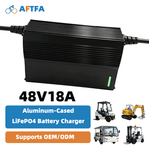 <span class=keywords><strong>Chargeur</strong></span> de batterie LiFePO4 de qualité industrielle haute puissance AFTFA 48V18A <span class=keywords><strong>avec</strong></span> boîtier en aluminium pour chariots élévateurs électriques, tracteurs électriques - Product Image 1