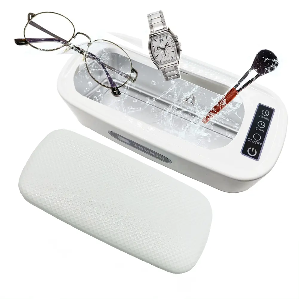 Reloj de joyería de limpieza ultrasónica, máquina de lavado de gafas, limpiador de joyería ultrasónico de lavado por vibración de alta frecuencia