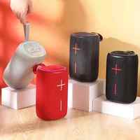 Speaker Nirkabel Portabel TG464 Versi BT 5.3 True Wireless Stereo LED Satu Warna Pengisian Daya USB Plastik Luar Ruangan