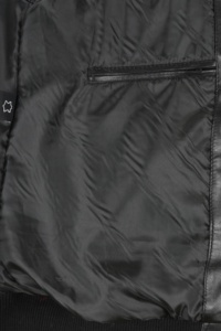 Custom 100% Genuine Black Puffer Nappa Leather Men’s <b>Jacket</b> Material Full Grain Option Private Label OEM Manufacturing Panels - Product Image 5