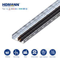 Hdmann Prix de gros Industriel 100x100 Chemin de câbles en acier galvanisé perforé pour la gestion des câbles électriques