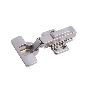 FGVSLIDE Stainless Steel 3D Full Overlay Clip On Soft Close Kitchen Cabinet Hydraulic Hinge