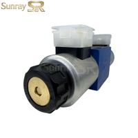 Vanne de commande directionnelle à solénoïde Rexroth 4WE6H6X/EG24N9K4 série 24V DC pour systèmes de presse hydraulique de l'industrie sidérurgique 350 bars