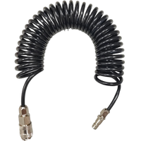 Tuyau d'air flexible en PU, tuyau pneumatique compatible avec la plupart des compresseurs d'air, matériau PU durable pour une longue durée de vie