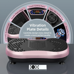 Plateforme vibrante verticale électrique RS <span class=keywords><strong>pour</strong></span> la perte de poids, équipement de remodelage corporel, entraînement complet du corps, <span class=keywords><strong>appareil</strong></span> de fitness <span class=keywords><strong>pour</strong></span> usage domestique - Product Image 3