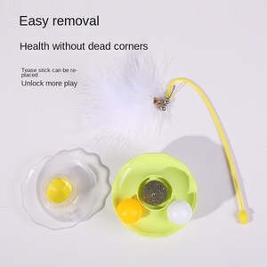 Juguete Moderno de Plástico <span class=keywords><strong>con</strong></span> Diseño de Gato de Dibujos Animados, Resistente a Mordeduras, Ecológico y Automático para <span class=keywords><strong>Gatitos</strong></span> y Gatos Bebés - Product Image 2