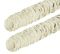 50/100/300/500 pièces blanc élastique papier factures Dollars argent élastique extensible bandes taille 38mm 1.49 pouces retour à l'école