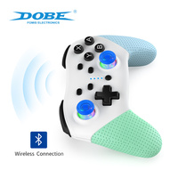 Control de Juego Inalámbrico DOBE Personalizado para Entretenimiento en el Hogar, con Luces LED y Joystick 3D para Nintendo Switch, iOS, Android y PC