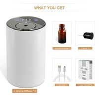 Diffuseur de voiture USB rechargeable 10 ml, diffuseur d'huiles essentielles portable sans eau avec garantie d'un an pour les voyages