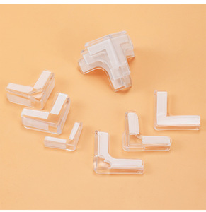 Couvre-coins triangulaires transparents autocollants pour meubles, protection décorative pour la décoration des meubles de maison et de jardin - Product Image 4