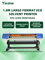 Impresora de inyección de tinta ecosolvente de rollo a rollo Yinstar 1.8m XP600 I3200 para pancartas/lonas/vinilos para exteriores, precio de fábrica