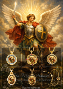 Dijes de <span class=keywords><strong>San</strong></span> <span class=keywords><strong>Miguel</strong></span> Arcángel al por mayor, accesorios DIY de moda resistente para la creación de joyas, venta al por mayor - Product Image 4