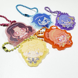 Cá nhân laser cắt kẹo màu acrylic chữ tên Keychain với kim cương bướm trang trí cho cô gái - Product Image 4