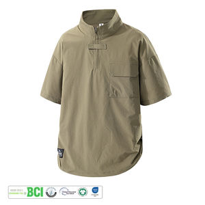 Custom logo Wholesale Polyester / Nylon Hawaiian <b>Shirt</b> for Men Casual Beach <b>Summer</b> <b>Shirt</b> Printed Men's Short-sleeved <b>Shirt</b> - Product Image 1