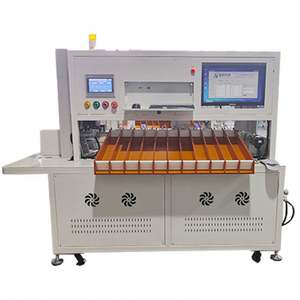 เครื่องจักรอัตโนมัติสำหรับคัดแยก บด และประกอบชุดแบตเตอรี่ลิเธียม 5 ช่อง สำหรับผลิตแบตเตอรี่ทรงกระบอกและพาวเวอร์แบงค์ - Product Image 2