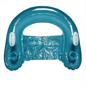 เก้าอี้เป่าลม PVC นุ่มสบาย พร้อมพนักพิง สำหรับพักผ่อนในสระว่ายน้ำ - Product Image 2