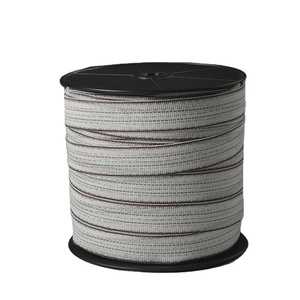 Ruban Polyvalent Fiable pour Clôture Électrique de Bétail, en Plastique, avec Fils Électriques en Acier Inoxydable de 40 mm de <span class=keywords><strong>Largeur</strong></span>, pour Jardinage et Clôtures - Product Image 1