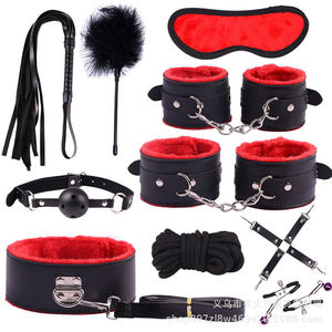 10-piece plush leather SM torture device <b>set</b>, <b>bondage</b> and erotic 10-piece <b>set</b>, wholesale women's alternative toys. - Product Image 4