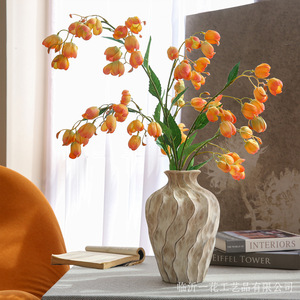Yihua - Flor de Campanilla Artificial de Seda de 106 cm, Decoración Floral para el Hogar, Decoración de Mesa para Sala de Estar - Product Image 1