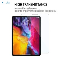 9h Antidéflagrant pour iPad Pro 12.9 2022 5ème 4ème 3ème génération 12.9 pouces Protecteur d'écran en verre trempé Tab S8 + S7 + S7 FE