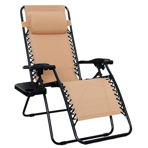 Chaise longue pliante portable, durable, imperméable, pour le camping en plein air, chaise longue zéro gravité, chaise de <span class=keywords><strong>plage</strong></span>, piscine, cour - Product Image 1