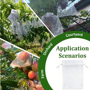 Sacs à fruits en maille <span class=keywords><strong>de</strong></span> nylon écologiques Magicatch, haute perméabilité à <span class=keywords><strong>l</strong></span>'air, pour jardin et fermes, <span class=keywords><strong>protection</strong></span> contre les insectes et les oiseaux - Product Image 6