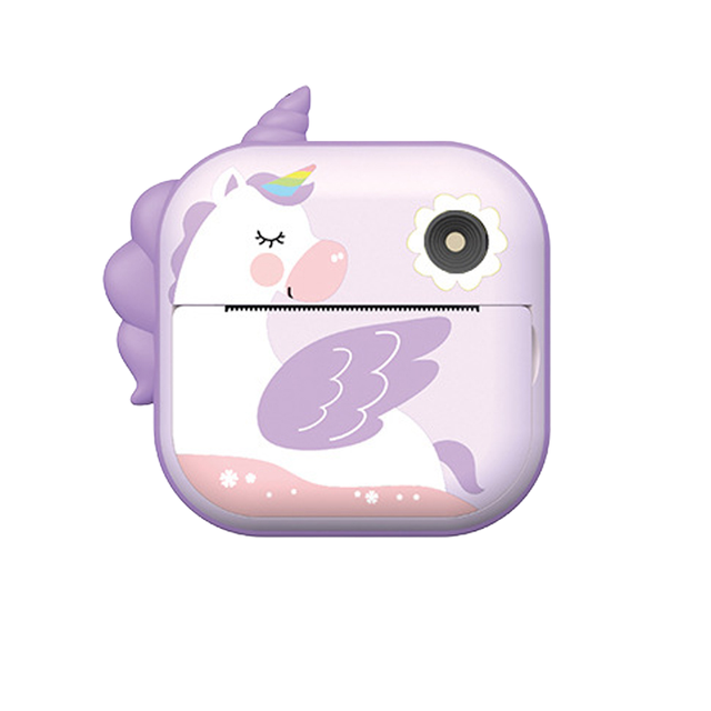 Kids Instax Print Mini Camera CCD Sensor Christmas Birthday Gifts Boys Girls Toy Dinosaur Video Recording Digital Selfie Printer