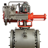 Actionneurs hydrauliques BETTIS série G, vanne à croisillon avec bille d'opération Tension-Lok, bouchon papillon pour fluides gazeux