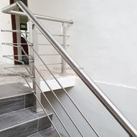Câble en acier inoxydable 304, pour balcon extérieur, rambarde, pour bateau, tube de Balustrade, poste de commerce, Design de Balustrade d'escalier