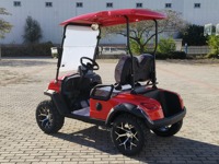 Voiture de golf électrique chinoise de luxe 4x4 tout-terrain, 2 places, batterie lithium 48V 5KW, certifiée CE, autonomie 90 km