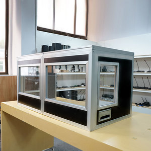 Cabina de interpretación simultánea más ligera, caseta de mesa para traductor YP46, cabina de Conferencia - Product Image 2