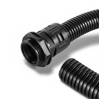 Connecteur rapide FYX, connecteur à soufflet en plastique, presse-étoupe en nylon PA, presse-étoupe en ligne pour tuyau en plastique, conduit flexible en plastique