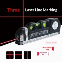 Niveau laser industriel RXT de qualité DIY, 4-en-1, avec ruban à mesurer, marqueur de ligne, projecteur de ligne infrarouge magnétique haute précision, modèle LV03