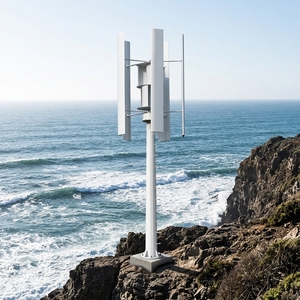 Générateur éolien à axe vertical de type H, 200 kW, avec pales en aluminium de 10,5 m de hauteur, sortie 220 V/380 V, nouvelle énergie - Product Image 1