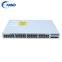 Switch Ethernet Gigabit Administrado de 48 Puertos 10/100/1000M PoE+ RJ45, Equipo de Red Empresarial de Capa 3, Original Usado C9200L-48P-4X-A
