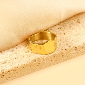 Anillos de Moda para Mujer, Recién Llegados, Hechos en China, de Acero Inoxidable con Baño de Oro de 18k, Personalizados para Boda - Product Image 4