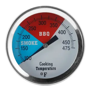 Tools Stainless Steel Oven Grill Thermometer 100-475 Fahrenheit Bimetal Thermometer