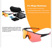 OEM ODM TR90 cadre une pièce lentille surdimensionnée baseball course lunettes de soleil anti-UV extérieur lunettes de soleil photochromiques cyclisme lunettes de soleil