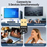 Adaptateur USB transfrontalier pour casque, haut-parleur, souris, clavier, émetteur Bluetooth pour ordinateur portable